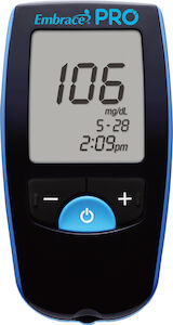 GLUCOMETER EMBRACE PRO METER 1EA